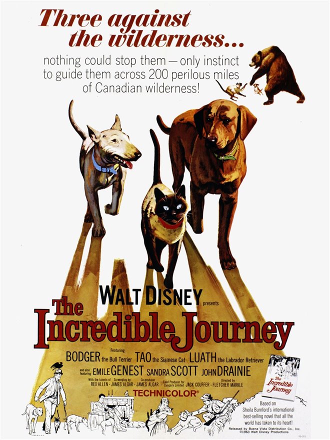 The Incredible Journey Large Poster