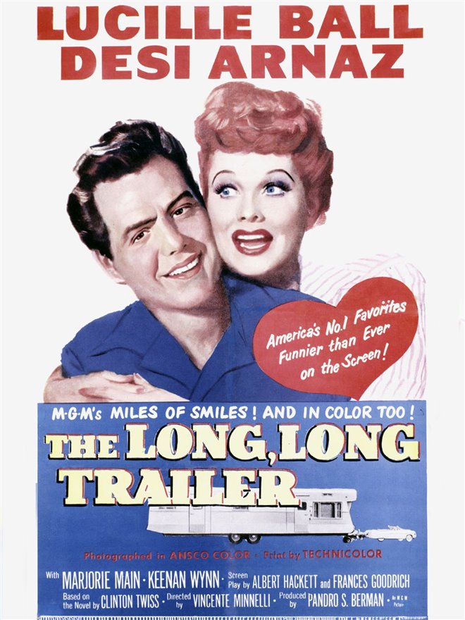The Long, Long Trailer Large Poster