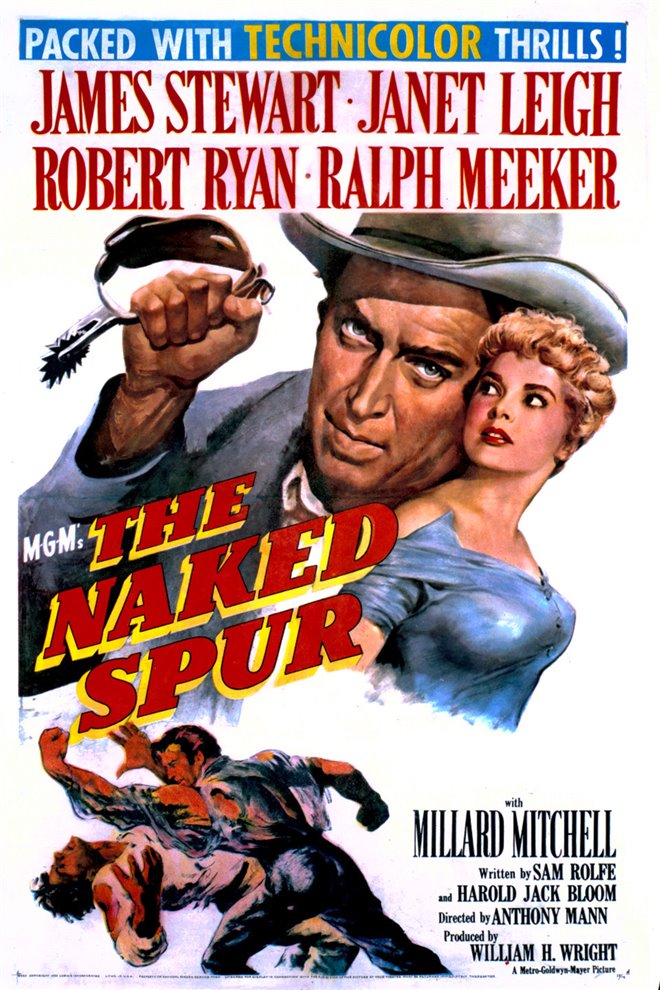 The Naked Spur Large Poster