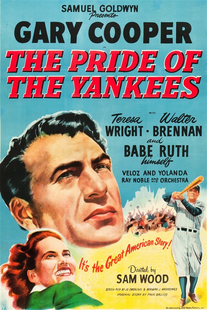 The Pride of the Yankees Large Poster