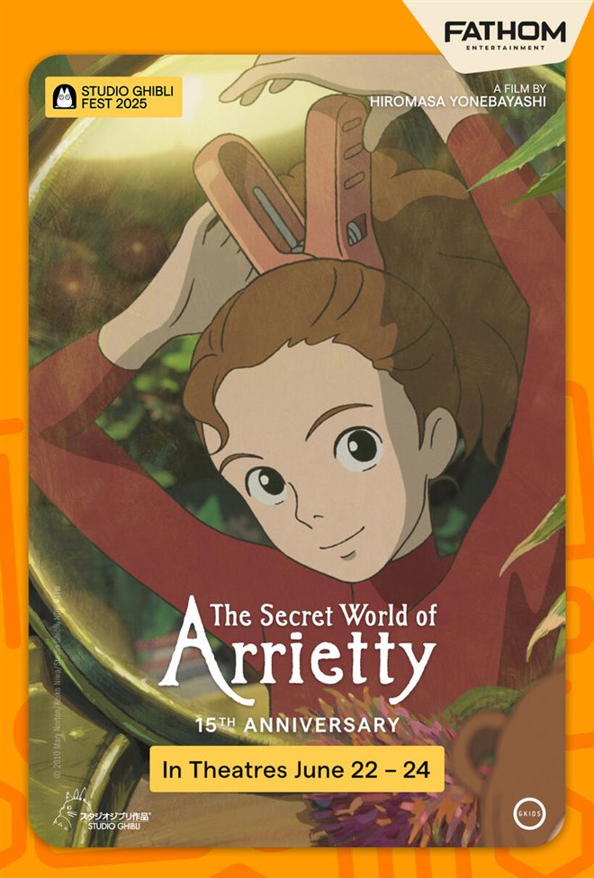 The Secret World of Arrietty 15th Anniversary - Studio Ghibli Fest 2025 Large Poster