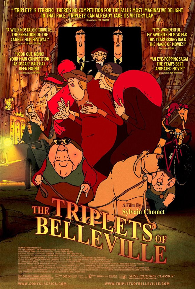 The Triplets of Belleville Large Poster