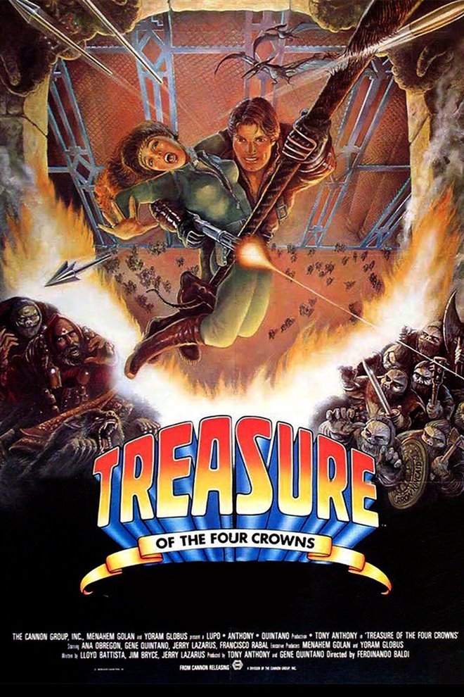 Treasure of the Four Crowns Large Poster