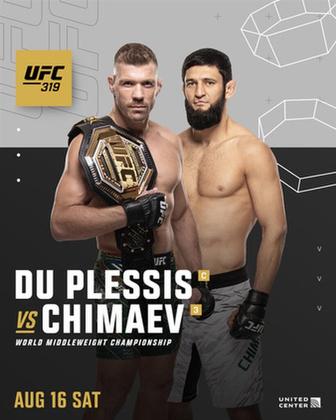 UFC 319: Du Plessis vs Chimaev Large Poster