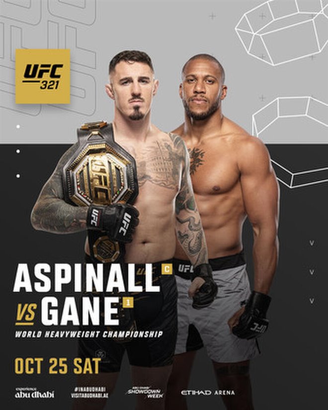UFC 321: Aspinall vs. Gane Large Poster