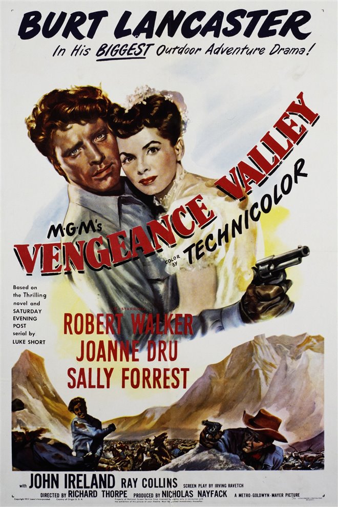 Vengeance Valley (1951) Large Poster