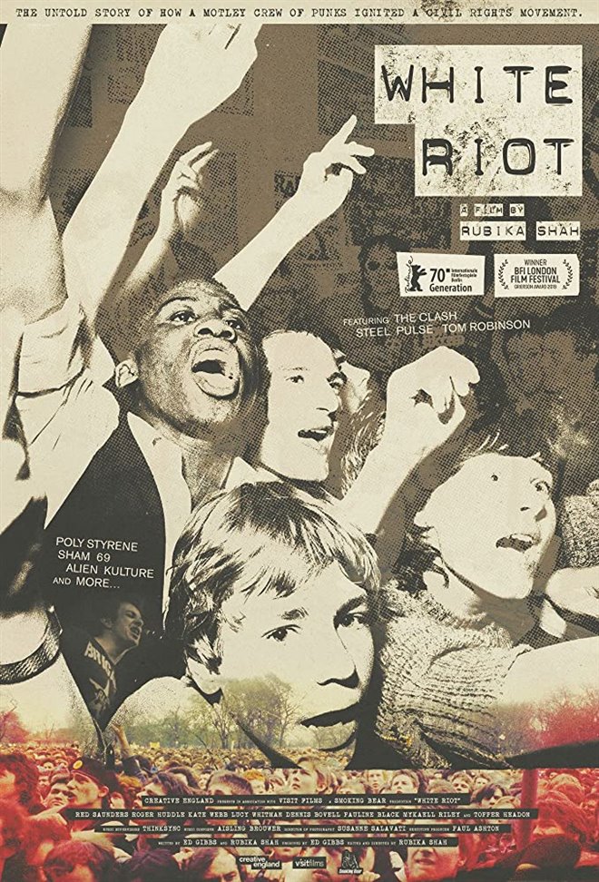 White Riot Large Poster