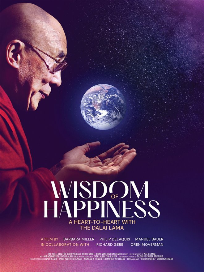Wisdom of Happiness -- A Heart-to-Heart With the Dalai Lama Large Poster