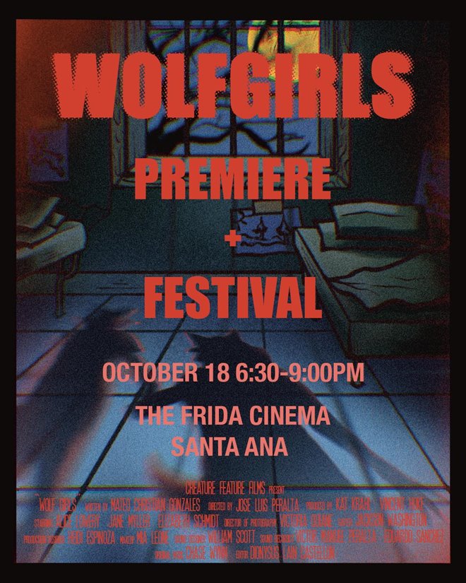 Wolf Girls Film Festival Large Poster