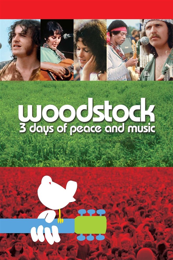Woodstock 3 Days of Peace and Music Large Poster