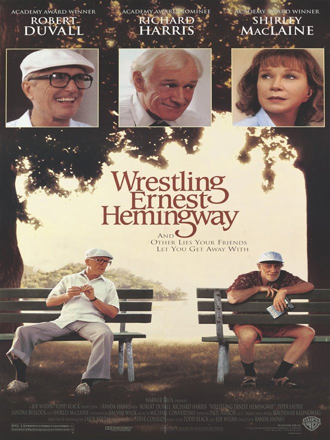 Wrestling Ernest Hemingway Large Poster