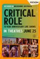 Critical Role Live: Melbourne, Australia Poster