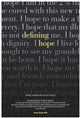 Defining Hope Poster