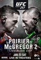 UFC 257: Poirier vs McGregor Poster