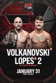 UFC 325: Volkanovski vs. Lopes 2 poster