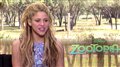 Shakira - Zootopia Interview Video Thumbnail