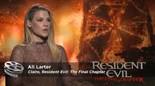 Ali Larter - Resident Evil: The Final Chapter - Interview Video