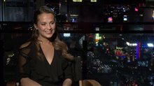 Alicia Vikander Interview - Jason Bourne Video