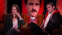 Amy Adams & Joaquin Phoenix (Her) - Interview Video