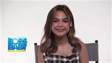 Ariana Greenblatt on voicing Tabitha in 'The Boss Baby: Family Business' - Interview Video