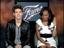 Asher Book & Naturi Naughton (Fame) - Interview Video