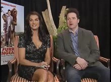 Brooke Shields & Brendan Fraser (Furry Vengeance) - Interview Video