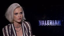 Cara Delevingne Interview - Valerian and the City of a Thousand Planets Video
