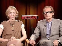 Cate Blanchett & Bill Nighy (Notes on a Scandal) - Interview Video