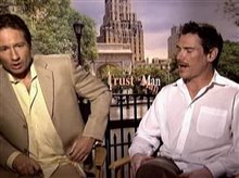 DAVID DUCHOVNY & BILLY CRUDUP (TRUST THE MAN) - Interview Video