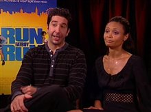 David Schwimmer & Thandie Newton (Run, Fat Boy, Run) - Interview Video