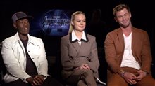 Don Cheadle, Brie Larson & Chris Hemsworth talk 'Avengers: Endgame' - Interview Video