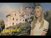 Elle Fanning (Somewhere) - Interview Video