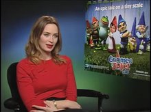 Emily Blunt (Gnomeo & Juliet) - Interview Video