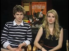 Freddie Highmore & Emma Roberts (The Art of Getting By) - Interview Video