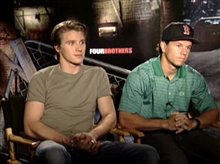 GARRETT HEDLUND & MARK WAHLBERG - FOUR BROTHERS - Interview Video