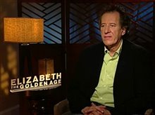Geoffrey Rush (Elizabeth: The Golden Age) - Interview Video