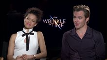 Gugu Mbatha-Raw & Chris Pine Interview - A Wrinkle in Time Video