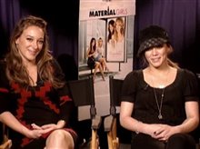 HAYLIE & HILARY DUFF (MATERIAL GIRLS) - Interview Video