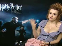 Helena Bonham Carter (Harry Potter and the Order of the Phoenix) - Interview Video