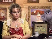 HELENA BONHAM CARTER - WALLACE & GROMIT: THE CURSE OF THE WERE-RABBIT - Interview Video