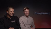 Jacob Anderson & Joe Dempsie talk 'Game of Thrones' - Interview Video