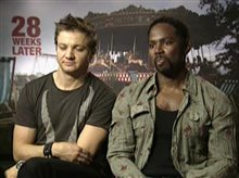 Jeremy Renner & Harold Perrineau, Jr. (28 Weeks Later) - Interview Video