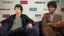 Jesse Eisenberg & Richard Ayoade (The Double) - Interview Video