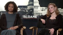 Jessica Chastain & Gugu Mbatha-Raw Interview - Miss Sloane Video