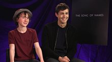 Jonah Hauer-King & Luke Doyle talk 'The Song of Names' - Interview Video