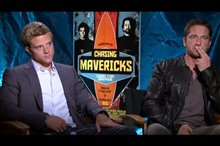 Jonny Weston & Gerard Butler (Chasing Mavericks) - Interview Video
