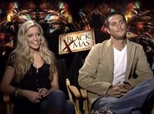 KATIE CASSIDY & OLIVER HUDSON (BLACK CHRISTMAS) - Interview Video