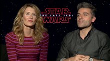 Laura Dern & Oscar Isaac Interview - Star Wars: The Last Jedi Video