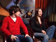 LIAM AIKEN & EMILY BROWNING - LEMONY SNICKET'S A SERIES OF UNFORTUNATE EVENTS - Interview Video