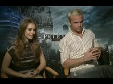 lilycollins_camgigandet_priest - Interview Video